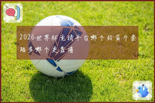 2026世界杯竞猜平台哪个好黄牛套路多哪个更靠谱