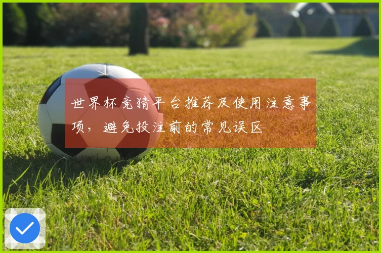 世界杯竞猜平台推荐及使用注意事项，避免投注前的常见误区